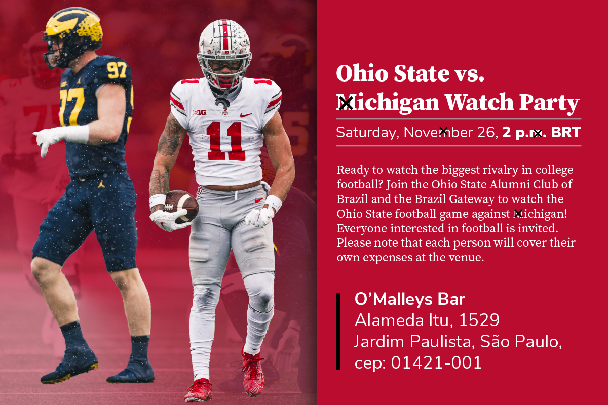 Ohio State vs. Michigan Watch Party with the Brazil Gateway Office of