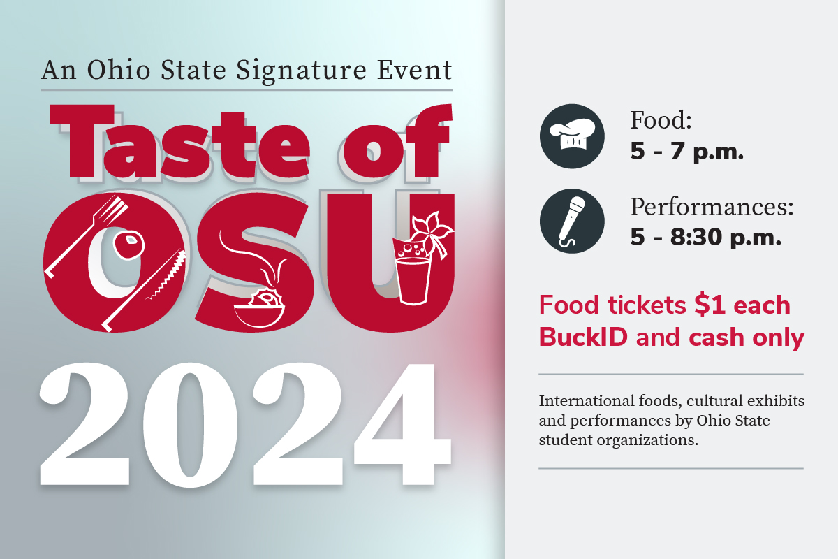 Taste of OSU 2024 Office of International Affairs The Ohio State