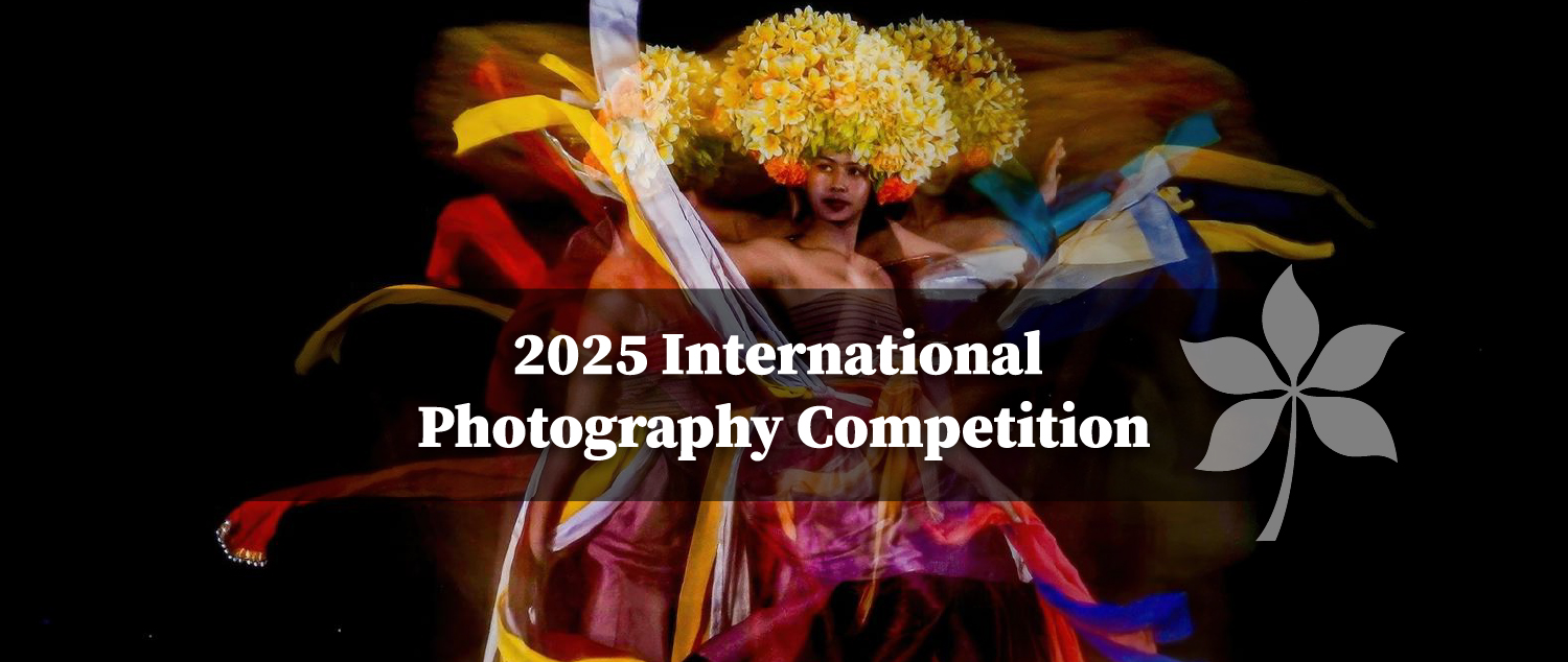 Graphic about photo competition on top of dancers