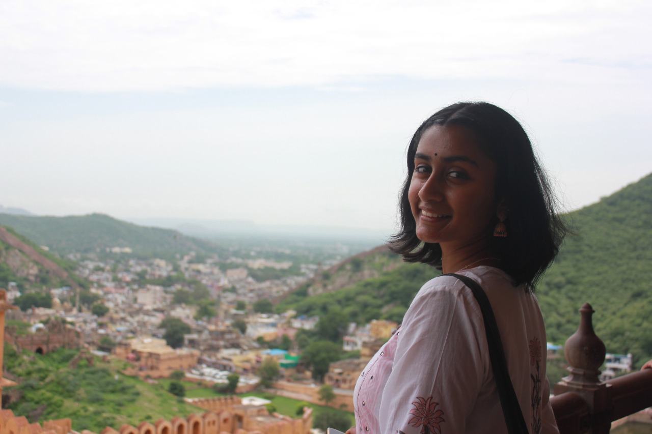 Woman smiling 