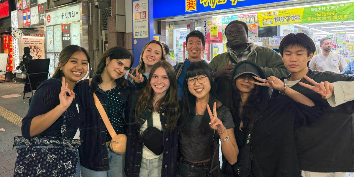 Students in Japanese city