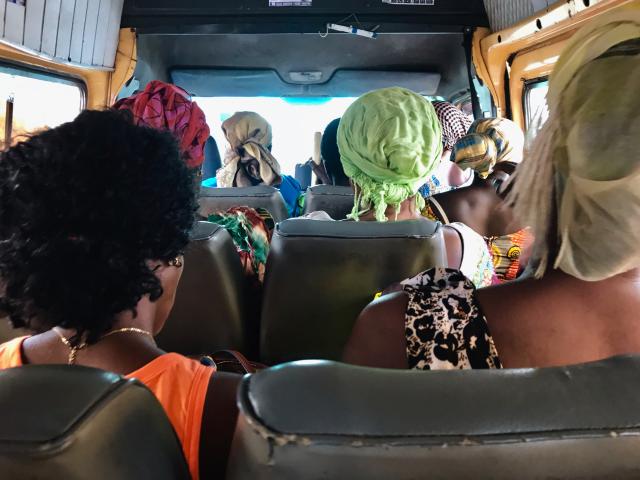 people in vehicle  