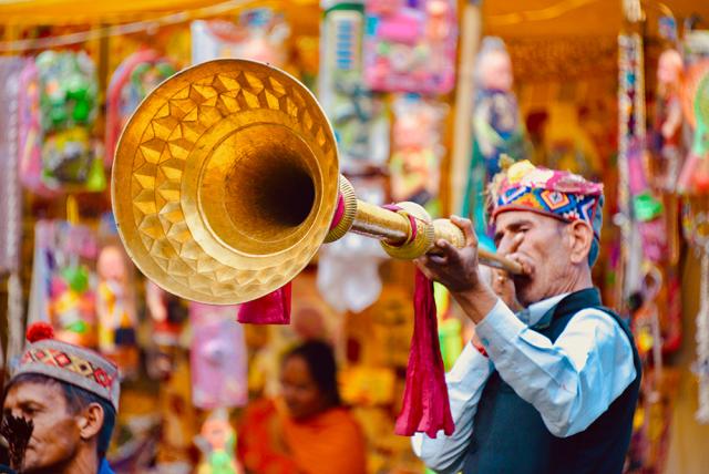 Man at festival