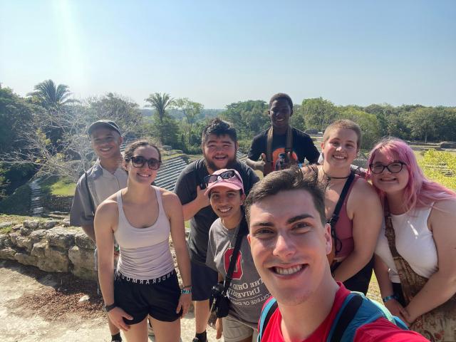 Student selfie