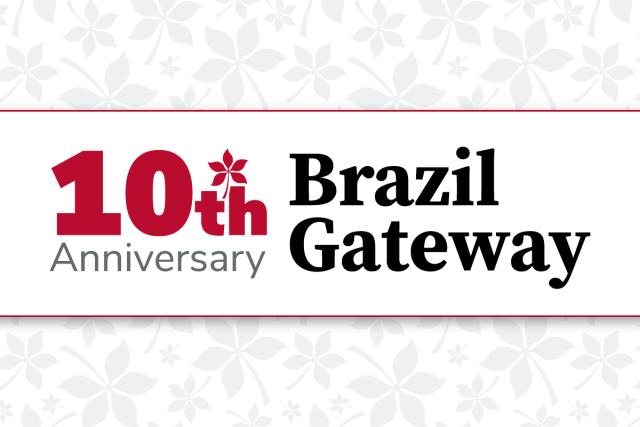 10th Anniversary Brazil Gateway wordmark