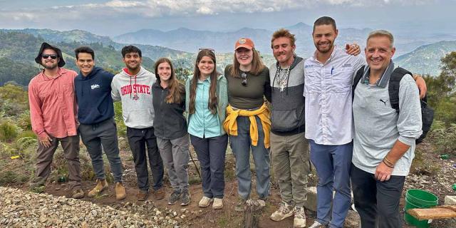 Sours and students in Tanzania