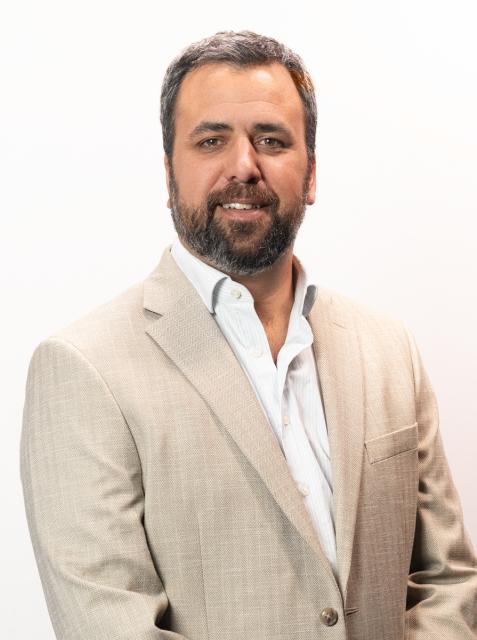 Male wearing suit and white shirt