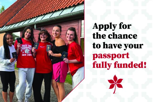 Apply for the chance to have your passport fully funded