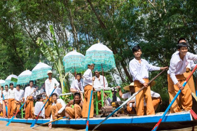 People on a boat.