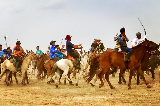 men on horses
