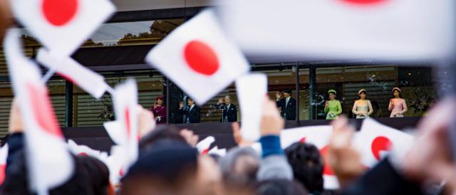 people holding flags