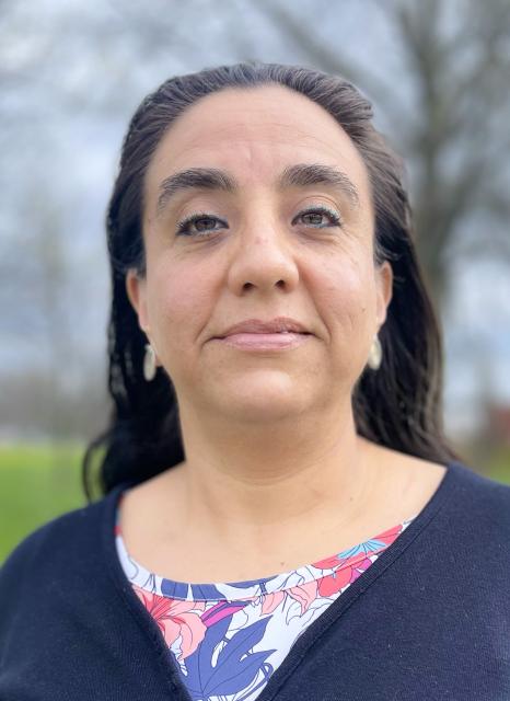 Closeup headshot of woman.