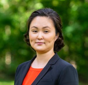 Female wearing blazer headshot